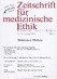  Zeitschrift für medizinische Ethik Zeitschrift für medizinische Ethik